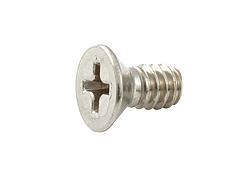 Wilwood 230-1112 - Brake Caliper Bolt - 10-24 x 0.375 in Long - Phillips Drive - Flathead - Stainless - Natural - Each