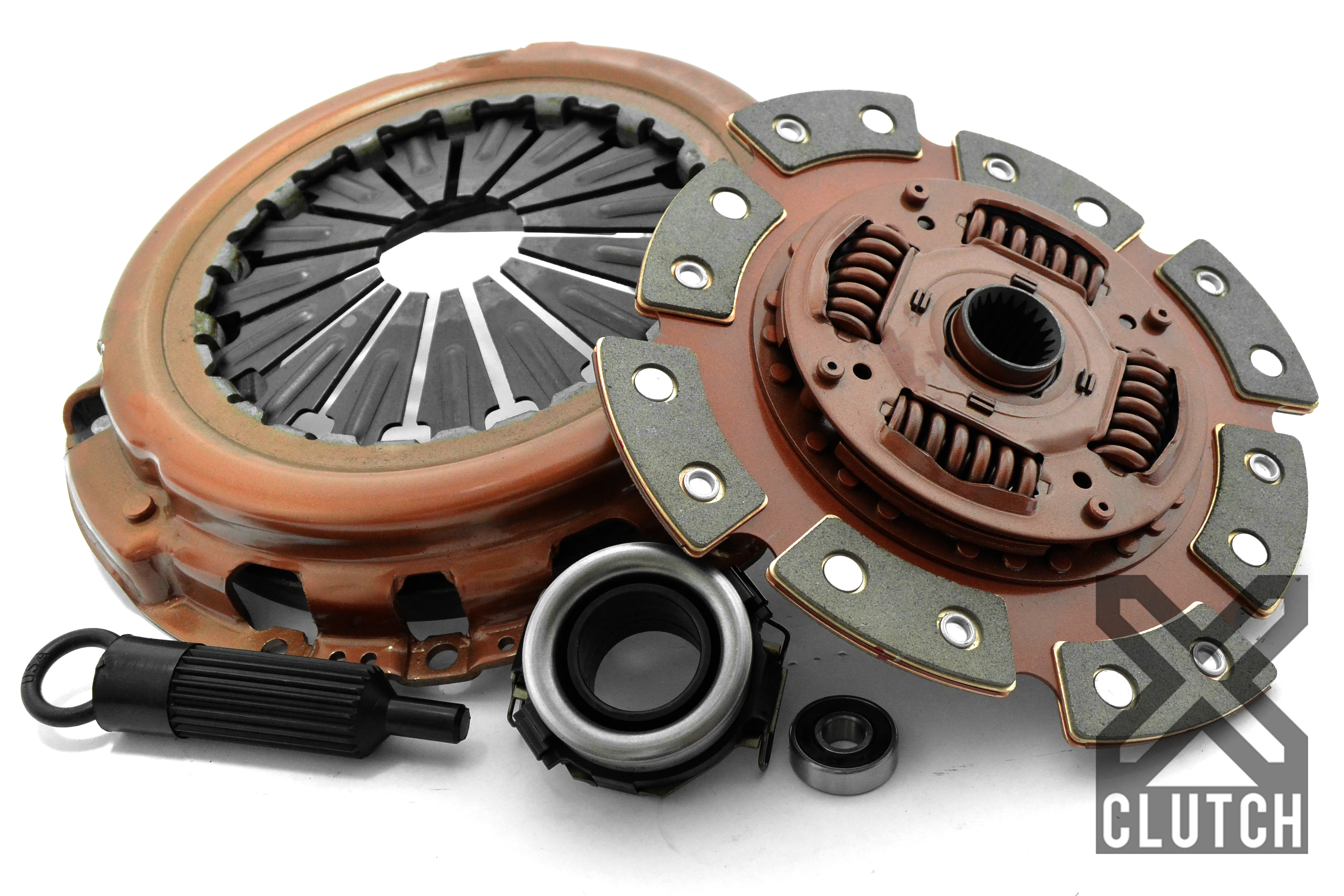 XCLUTCH XKTY26004-1B - 96-02 Toyota Landcruiser Prado 3.0L Stage 2 Sprung Ceramic Clutch Kit