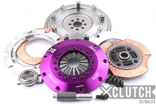 XCLUTCH XKTY20520-2E - 88-93 Toyota Celica GTS All Trac 2.0L 8in Twin Solid Ceramic Clutch Kit XCLUTCH XKTY20520-2E - 88-93 Toyota Celica GTS All Trac 2.0L 8in Twin Solid Ceramic Clutch Kit