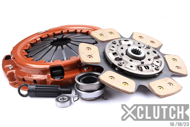 XCLUTCH XKTY30002-1B - 93-95 Toyota Land Cruiser Base 4.5L Stage 2 Sprung Ceramic Clutch Kit