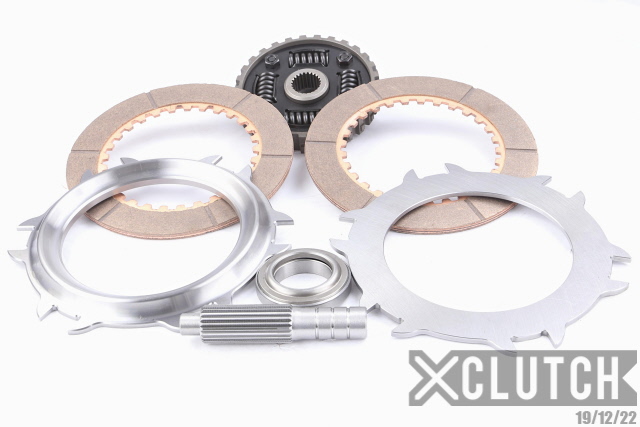 XCLUTCH XMS-185-MI01-2B-XC - Mitsubishi 7.25in Twin Sprung Ceramic Multi-Disc Service Pack
