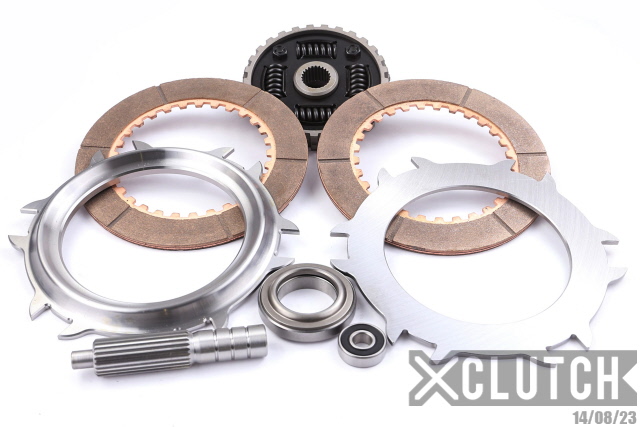 XCLUTCH XMS-185-SU01-2B-XC - Subaru 7.25in Twin Sprung Ceramic Multi-Disc Service Pack