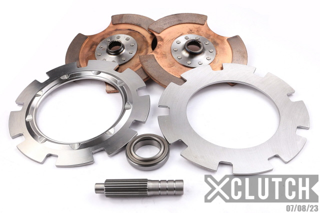 XCLUTCH XMS-200-MI01-2E-XC - Mitsubishi 8in Twin Solid Ceramic Multi-Disc Service Pack