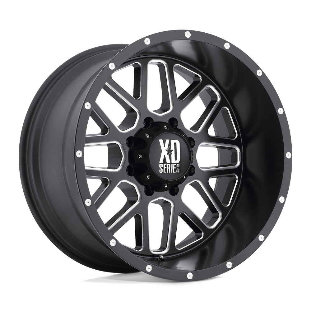 XD Wheels XD82029058900 - Xd820 Grenade 20X9 Satin Black Milled