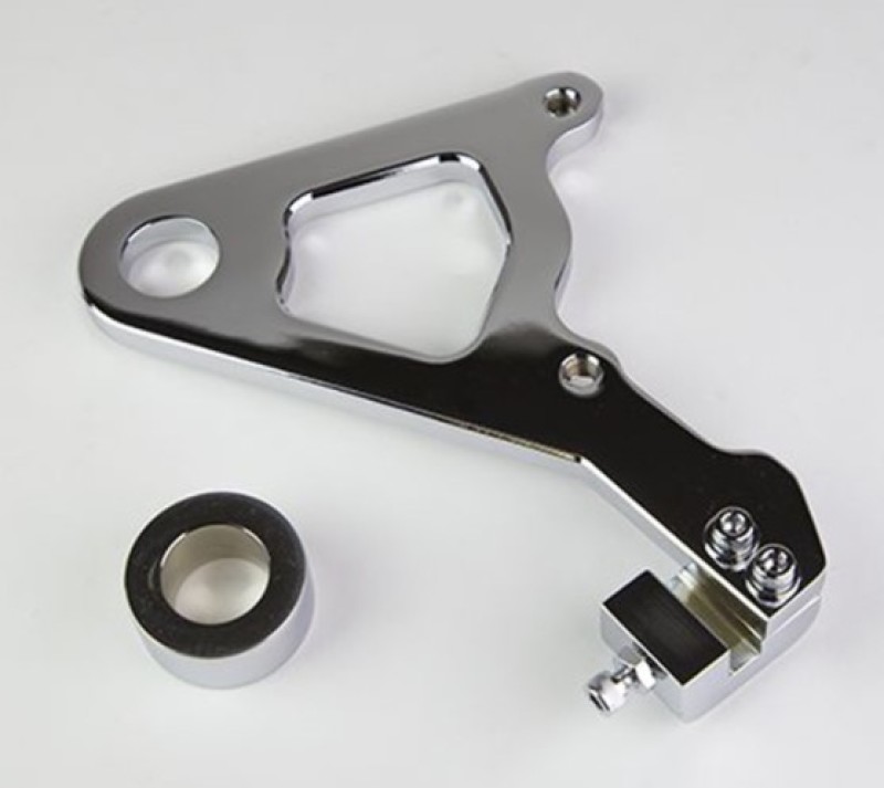 Wilwood 250-10165 - Caliper Mounting Kit Chrome w/Bracket GP310 2000-06 FLH/FLT Wilwood 250-10165 - Caliper Mounting Kit Chrome w/Bracket GP310 2000-06 FLH/FLT