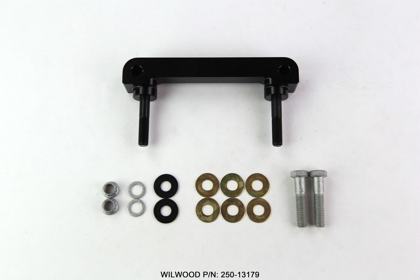 Wilwood 250-13179 - Caliper Mounting Kit w/Bracket-Billet Narrow Dynalite Radial Mount 10.50in Rotor Midget