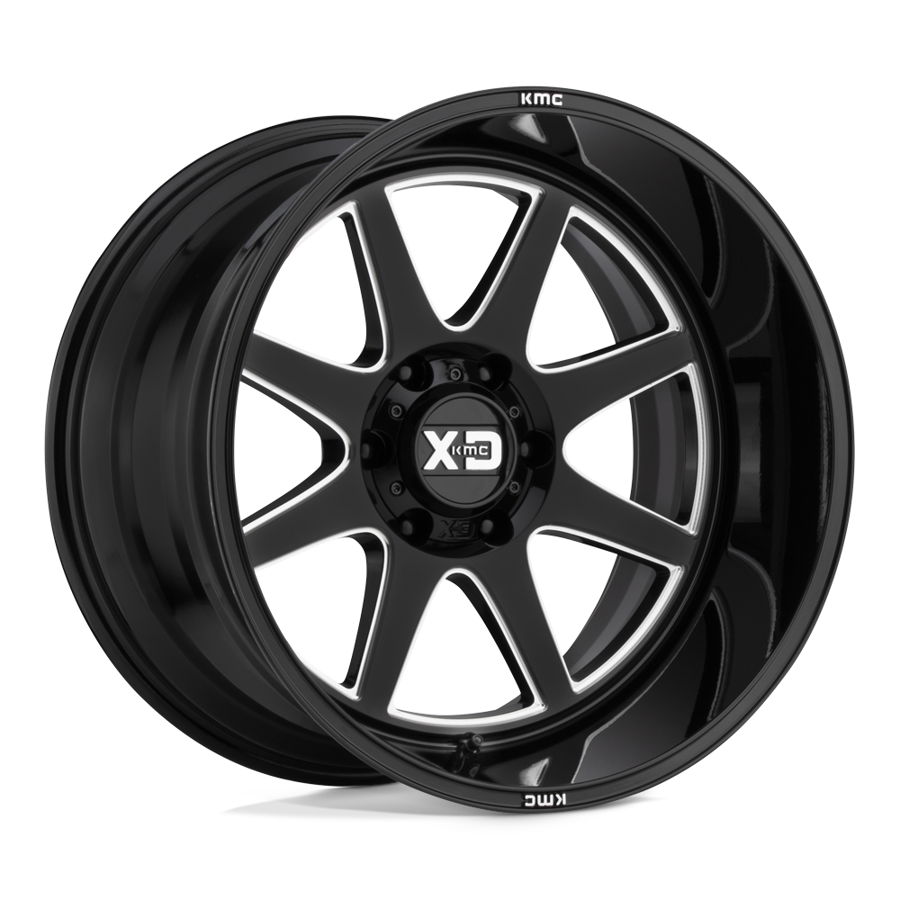 XD Wheels XD84429064318 - Xd844 Pike 20X9 Gloss Black Milled XD Wheels XD84429064318 - Xd844 Pike 20X9 Gloss Black Milled