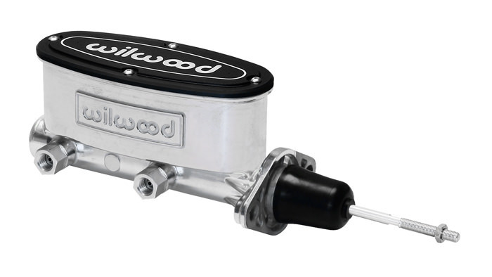 Wilwood 260-13375-P - High Volume Tandem Master Cylinder - 15/16in Bore Ball Burnished-W/Pushrod