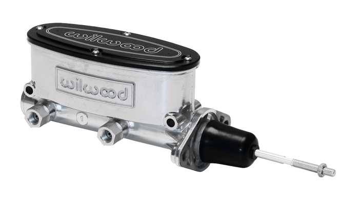 Wilwood 260-9439-P - High Volume Tandem Master Cylinder - 7/8in Bore Ball Burnished-W/Pushrod