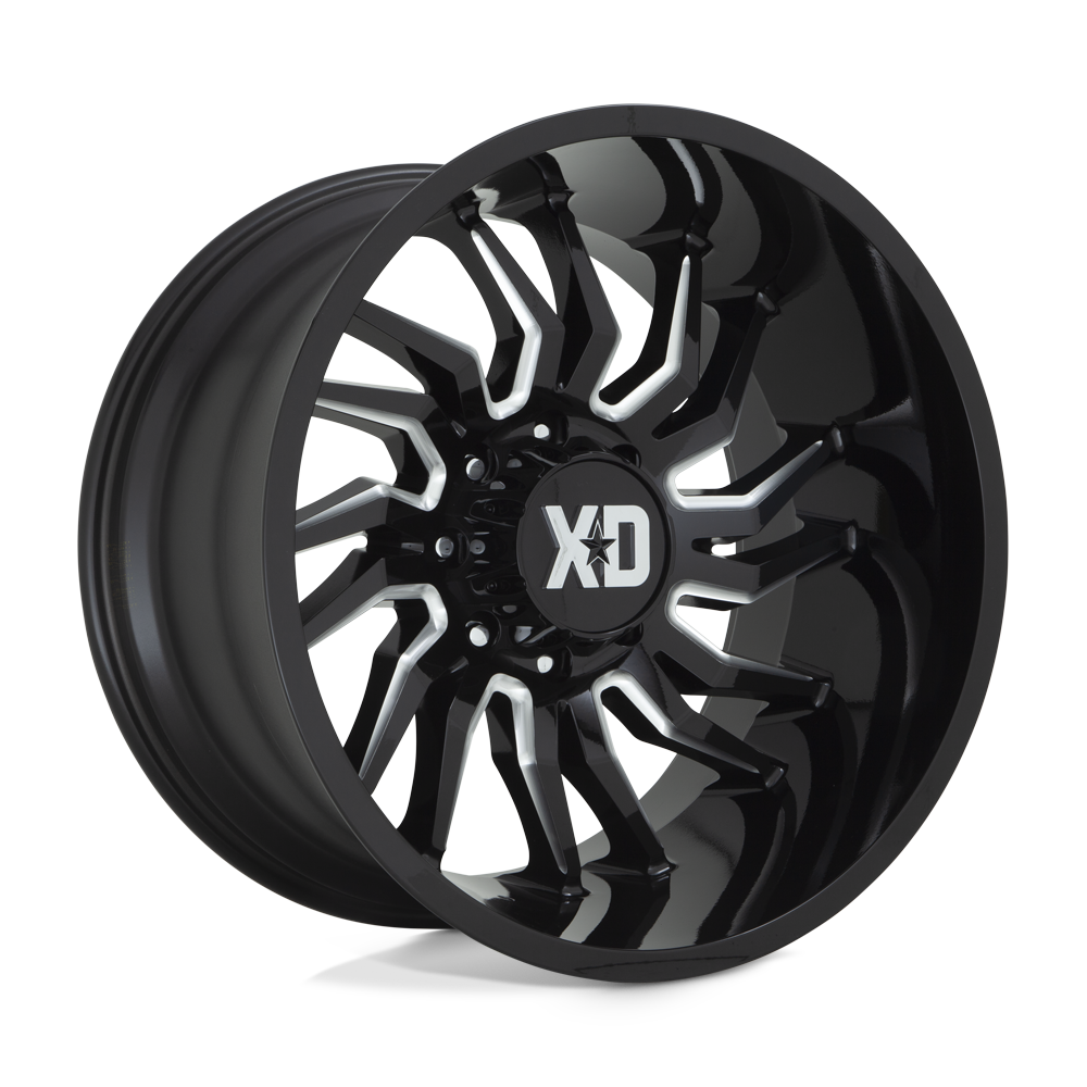 XD Wheels XD85821050318N - Xd858 Tension 20X10 Gloss Black Milled