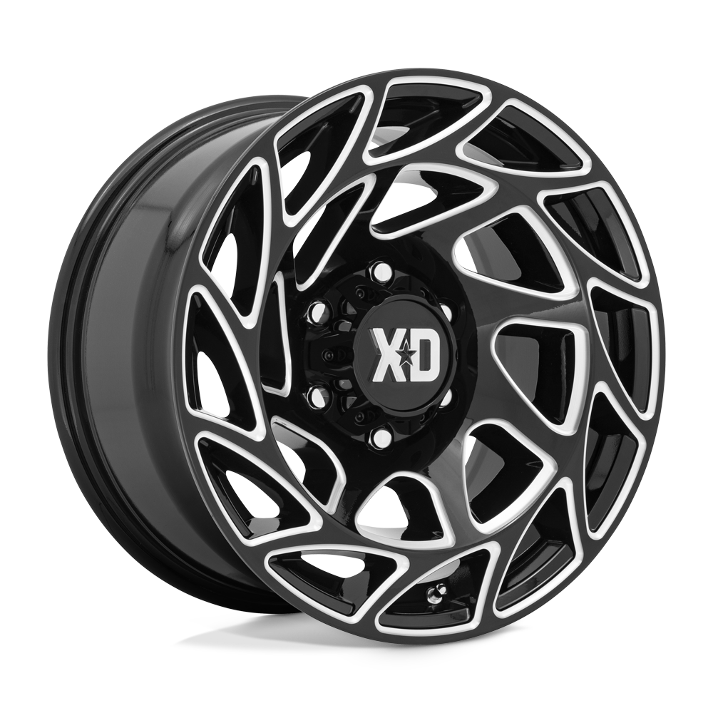 XD Wheels XD86021068318N - Xd860 Onslaught 20X10 Gloss Black Milled