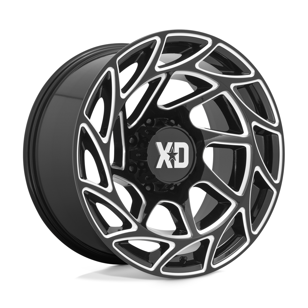 XD Wheels XD86021087318N - Xd860 Onslaught 20X10 Gloss Black Milled
