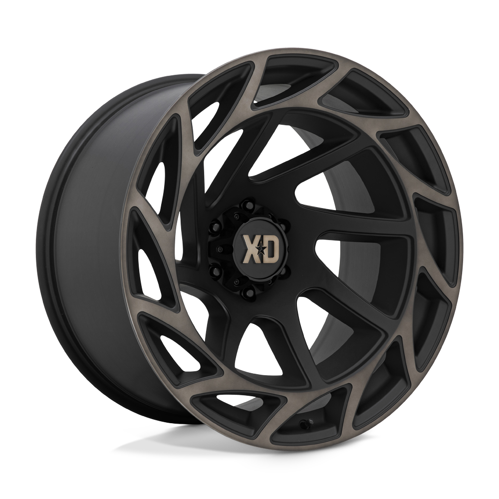 XD Wheels XD86022268644N - Xd860 Onslaught 22X12 Satin Black With Bronze Tint