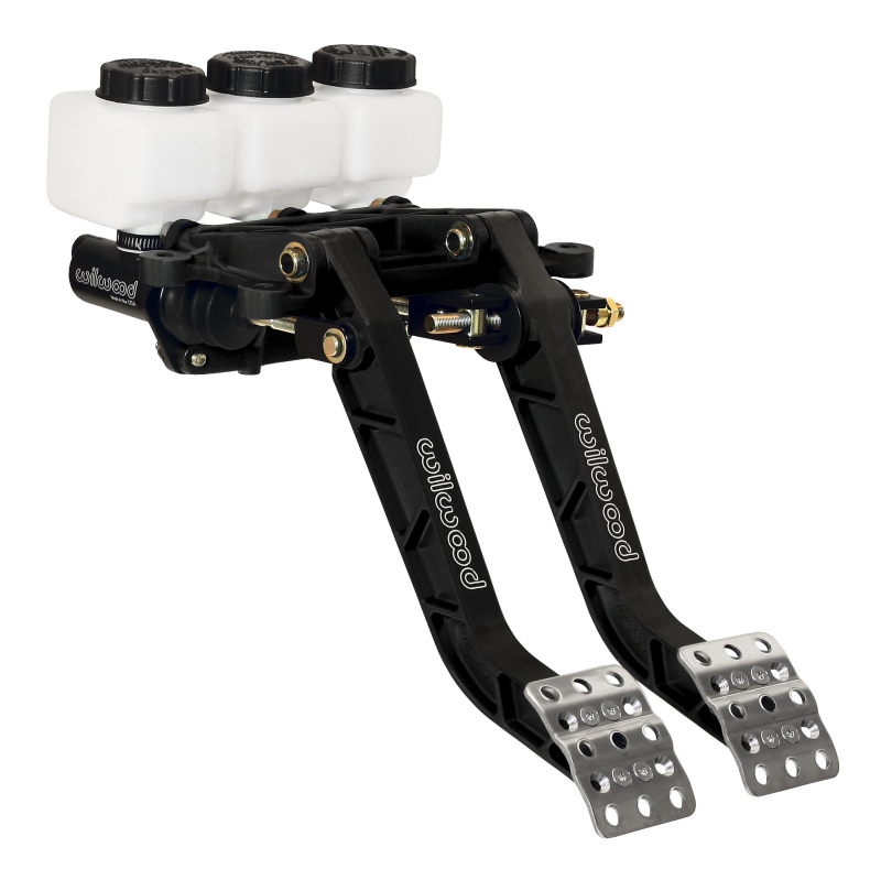 Wilwood 340-11295 - Adjustable Dual Pedal - Brake / Clutch - Fwd. Swing Mount - 6.25:1