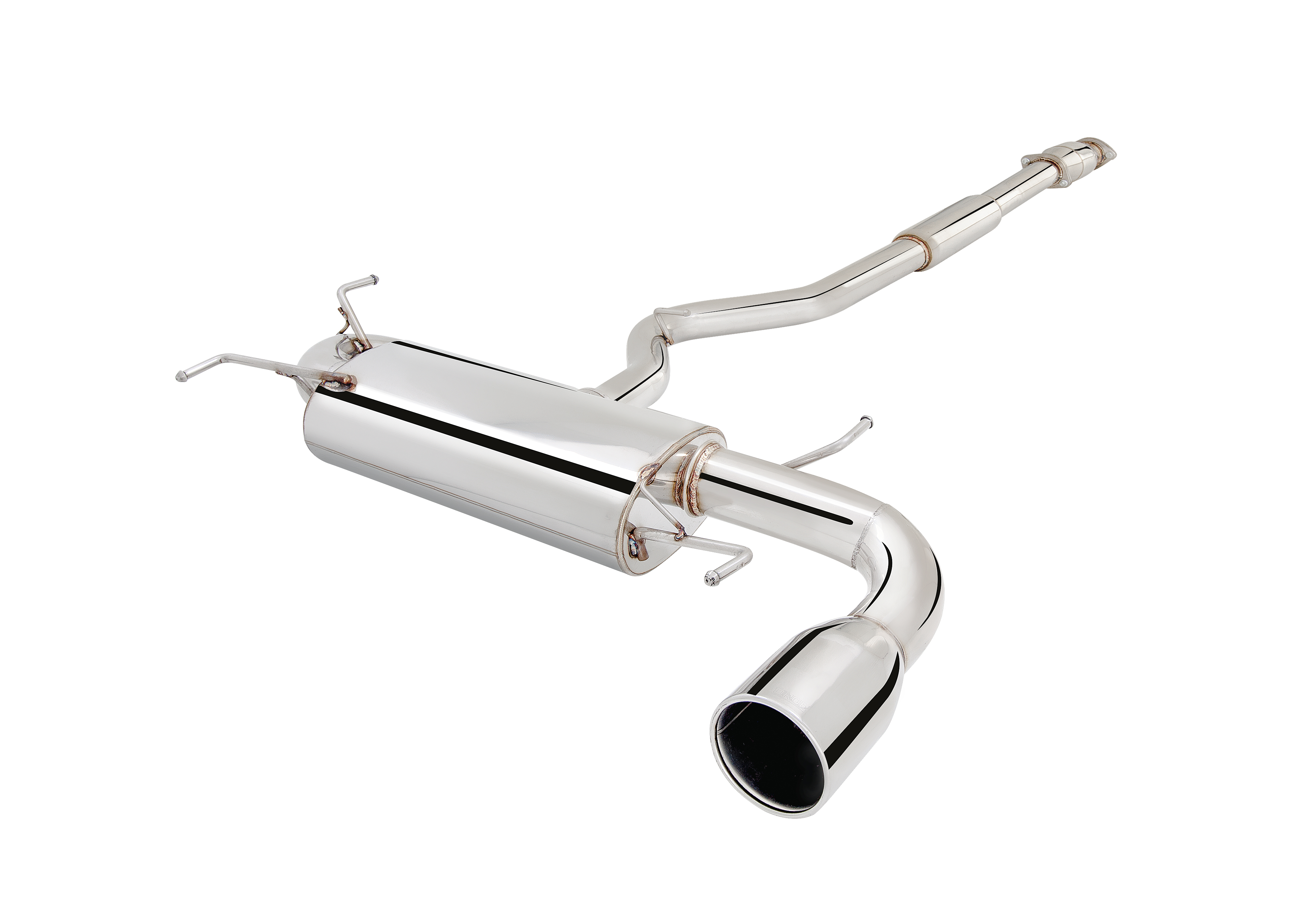 XFORCE ES-SW08-CBS - Subaru WRX Hatch-Back Stainless Steel 3" High Flow Cat-Back System; Exhaust System Kit XFORCE ES-SW08-CBS - Subaru WRX Hatch-Back Stainless Steel 3" High Flow Cat-Back System; Exhaust System Kit