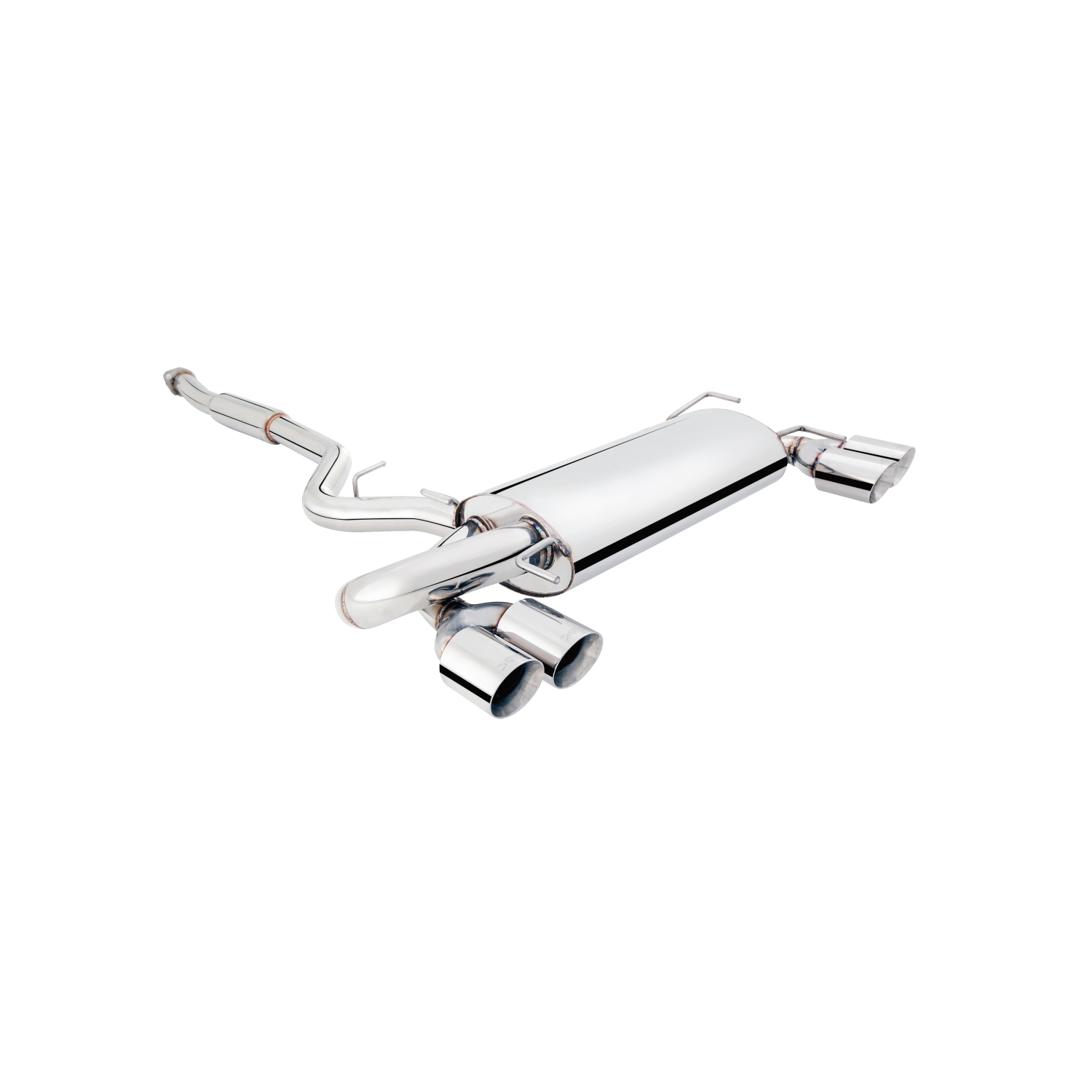 XFORCE ES-SW09-CBS - Subaru WRX Hatch Back Stainless Steel 3" High Flow Cat-Back System; Exhaust System Kit