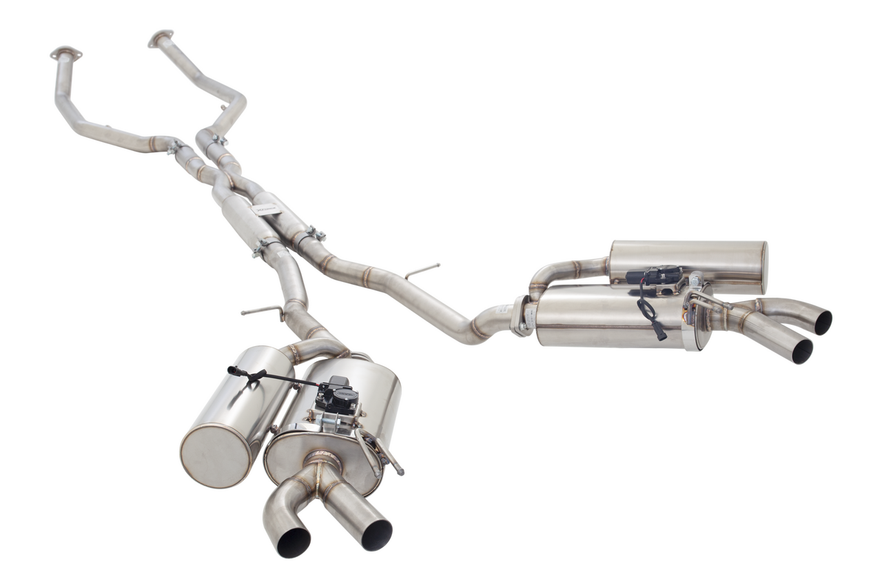 XFORCE ES-KS17-VMK-CBS - Kia Stinger GT (RWD ONLY) 2018- Dual 21/2" Stainless Steel Cat Back system with Varex Mufflers; Exhaust System Kit