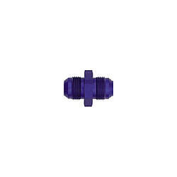 Xrp-Xtreme Racing 981504 - Fitting - Adapter - Straight - 4 AN Male to 4 AN Male - Aluminum - Blue Anodized - Each