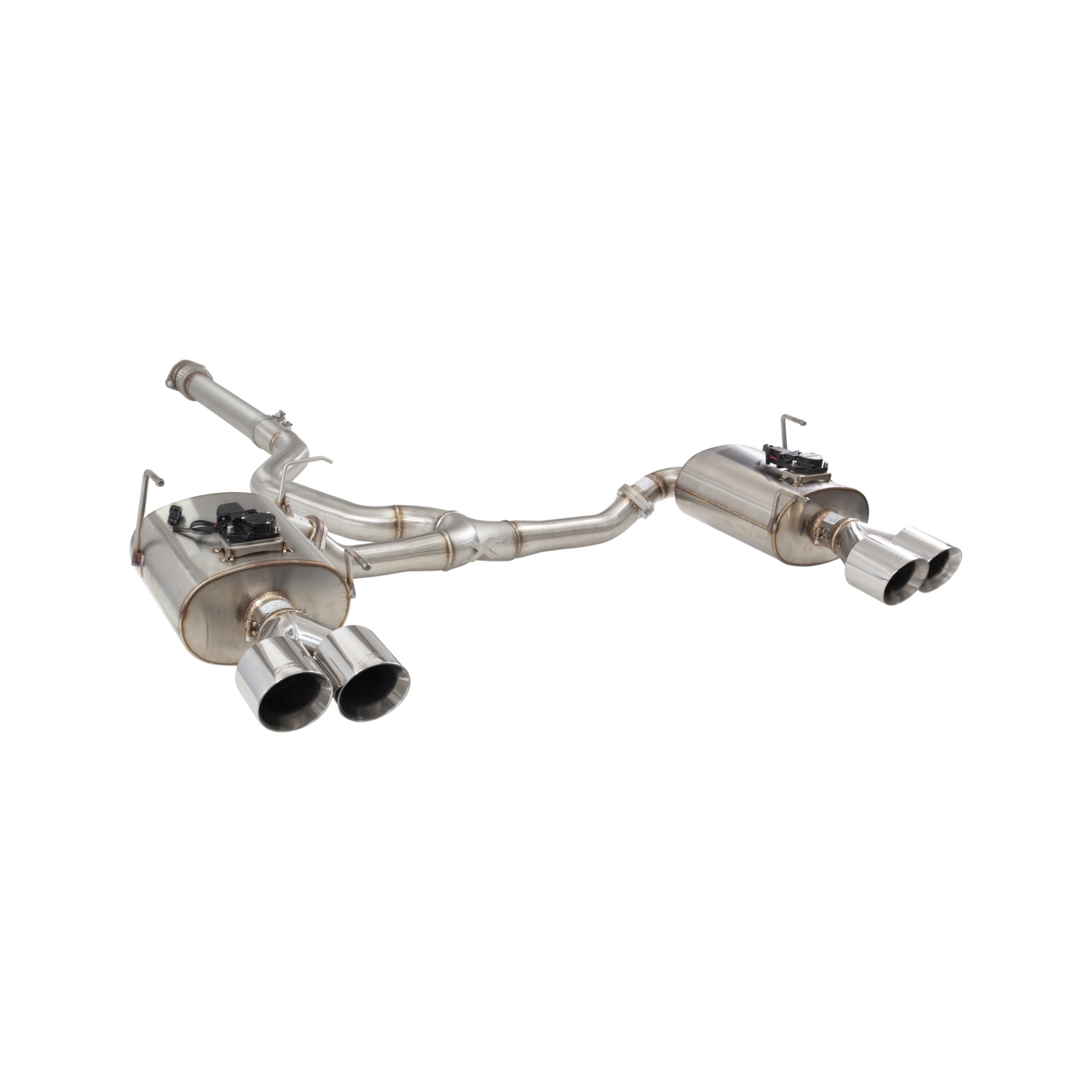 XFORCE ESSW29VKCS - Subaru WRX VB 304 Stainless Steel 3" Varex Valved Cat-Back System with Quad Tips XFORCE ESSW29VKCS - Subaru WRX VB 304 Stainless Steel 3" Varex Valved Cat-Back System with Quad Tips