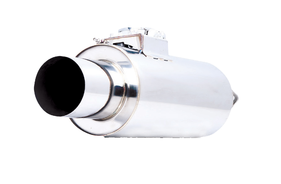 XFORCE VMK2G-300 - Varex Universal Cannon 7",16"Body Length, 3" Flanged Inlet, 4.5" Single-Wall Tip; Exhaust Muffler