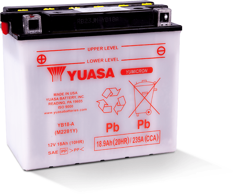 Yuasa Battery YUAM2281Y - Yuasa YB18-A Yumicron CX 12-Volt Battery Yuasa Battery YUAM2281Y - Yuasa YB18-A Yumicron CX 12-Volt Battery