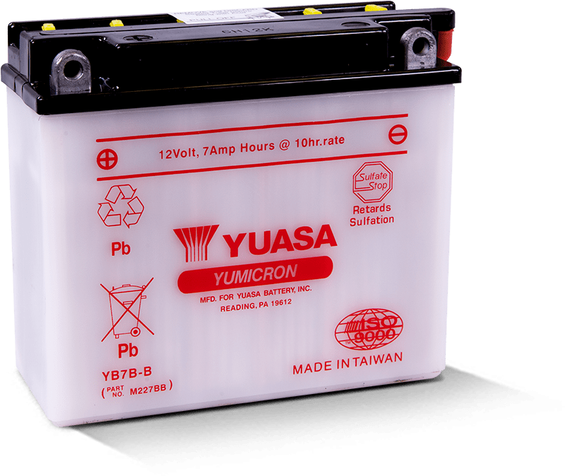 Yuasa Battery YUAM227BB - Yuasa YB7B-B Yumicron 12-Volt Battery Yuasa Battery YUAM227BB - Yuasa YB7B-B Yumicron 12-Volt Battery