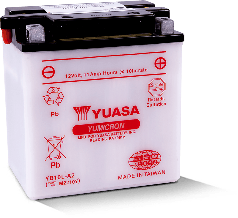 Yuasa Battery YUAM2210Y - Yuasa YB10L-A2 Yumicron 12-Volt Battery