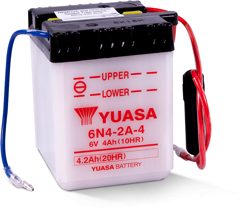 Yuasa Battery YUAM2644A - Yuasa 6N4-2A-4 Conventional 6-Volt Battery