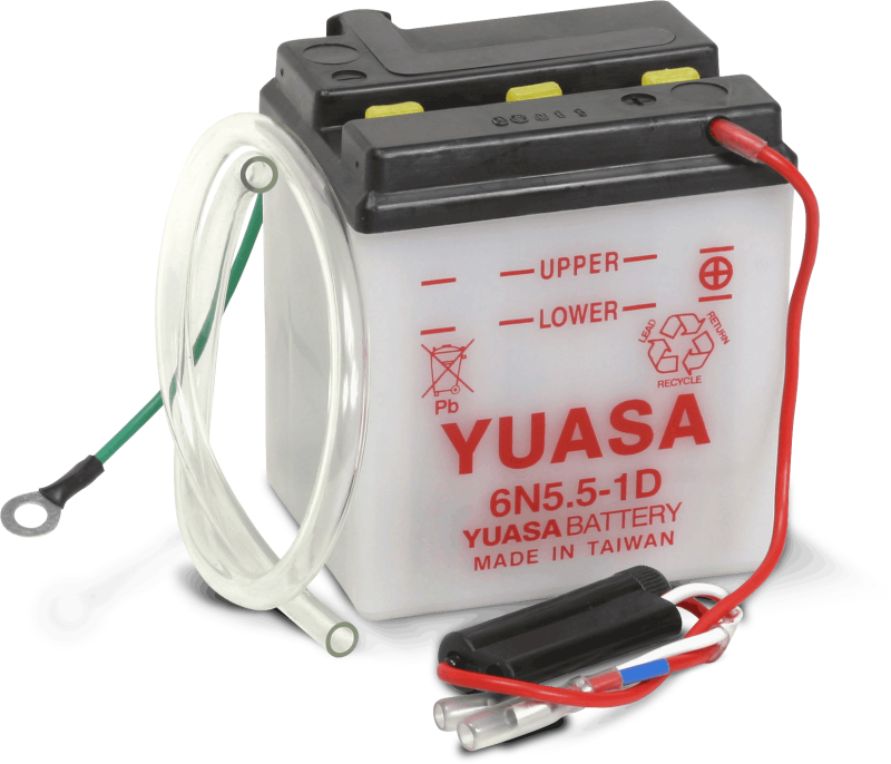 Yuasa Battery YUAM2655B - Yuasa 6N5.5-1D Conventional 6-Volt Battery Yuasa Battery YUAM2655B - Yuasa 6N5.5-1D Conventional 6-Volt Battery