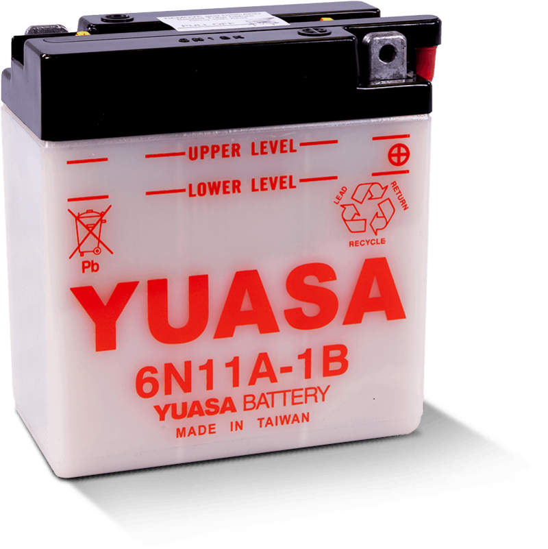 Yuasa Battery YUAM26111 - Yuasa 6N11A-1B Conventional 6-Volt Battery Yuasa Battery YUAM26111 - Yuasa 6N11A-1B Conventional 6-Volt Battery