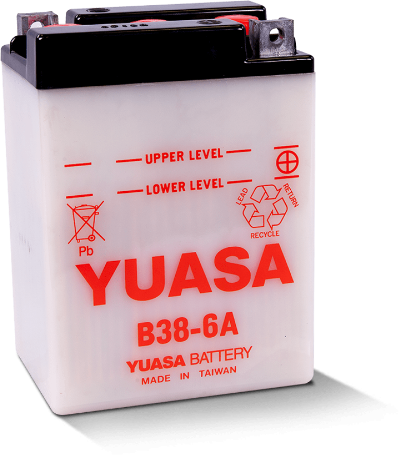 Yuasa Battery YUAM2614J - Yuasa B38-6A Conventional 6-Volt Battery