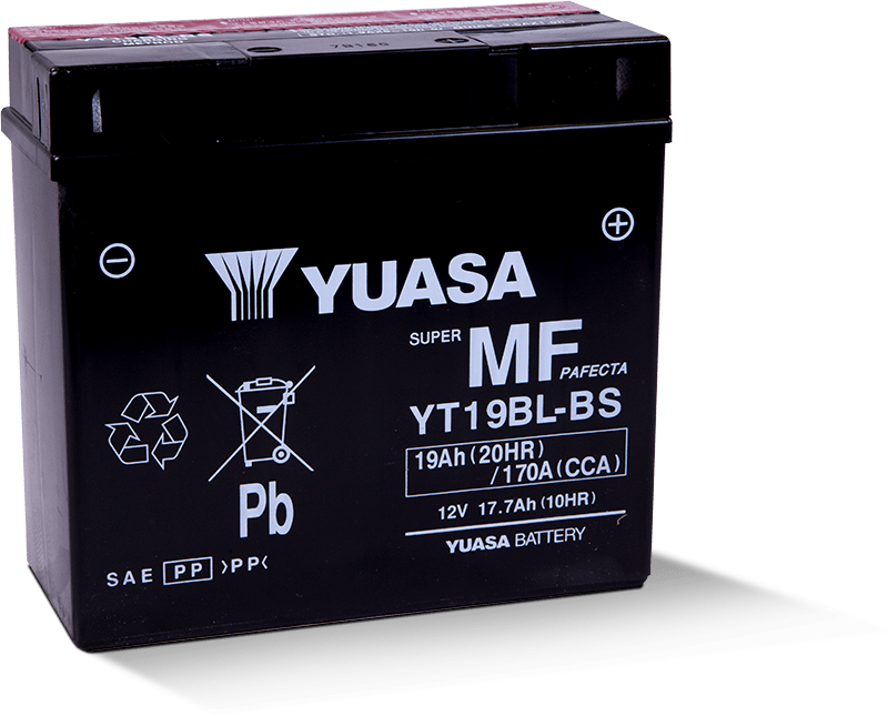 Yuasa Battery YUAM6219BL - Yuasa YT19BL-BS Maintenance Free AGM 12-Volt Battery w/Bottle Yuasa Battery YUAM6219BL - Yuasa YT19BL-BS Maintenance Free AGM 12-Volt Battery w/Bottle
