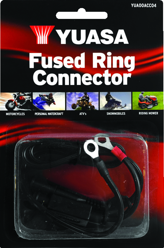 Yuasa Battery YUA00ACC04 - Yuasa Fused Ring Connector - 3 Amp Fuse Yuasa Battery YUA00ACC04 - Yuasa Fused Ring Connector - 3 Amp Fuse