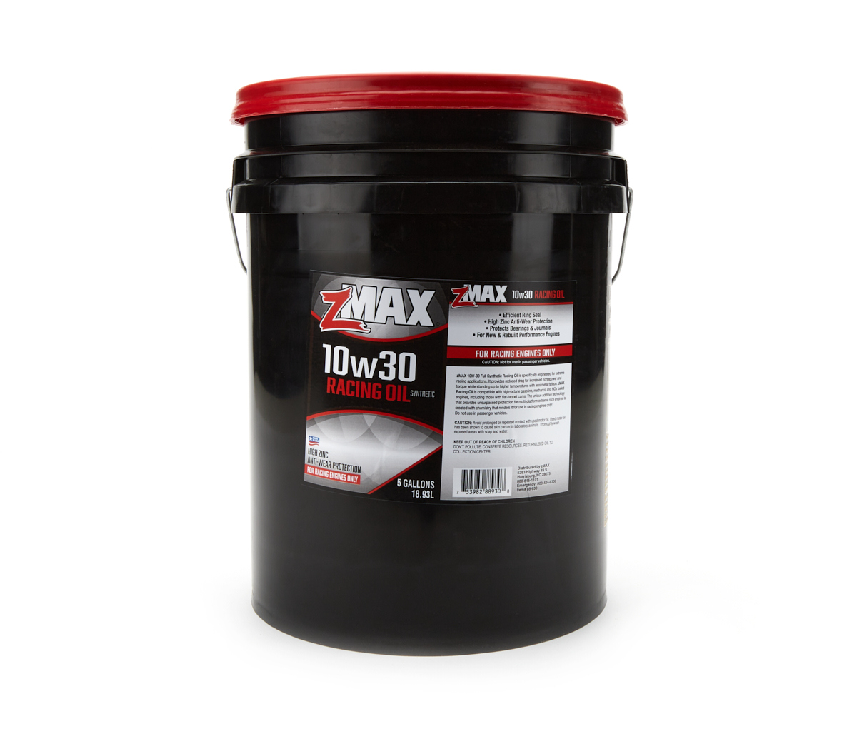 Zmax 88-930 - Racing Oil 10w30 5 Gal. Pail Zmax 88-930 - Racing Oil 10w30 5 Gal. Pail