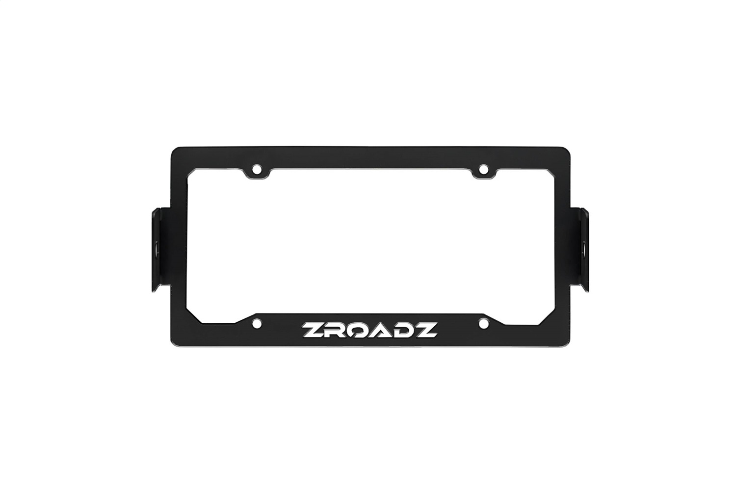 ZROADZ Z310005-KIT - Universal License Plate Frame LED Kit, Black, Mild Steel, Bolt-On, Includes (2) 3 Inch  LED Pod Lights and Universal Wiring Harness