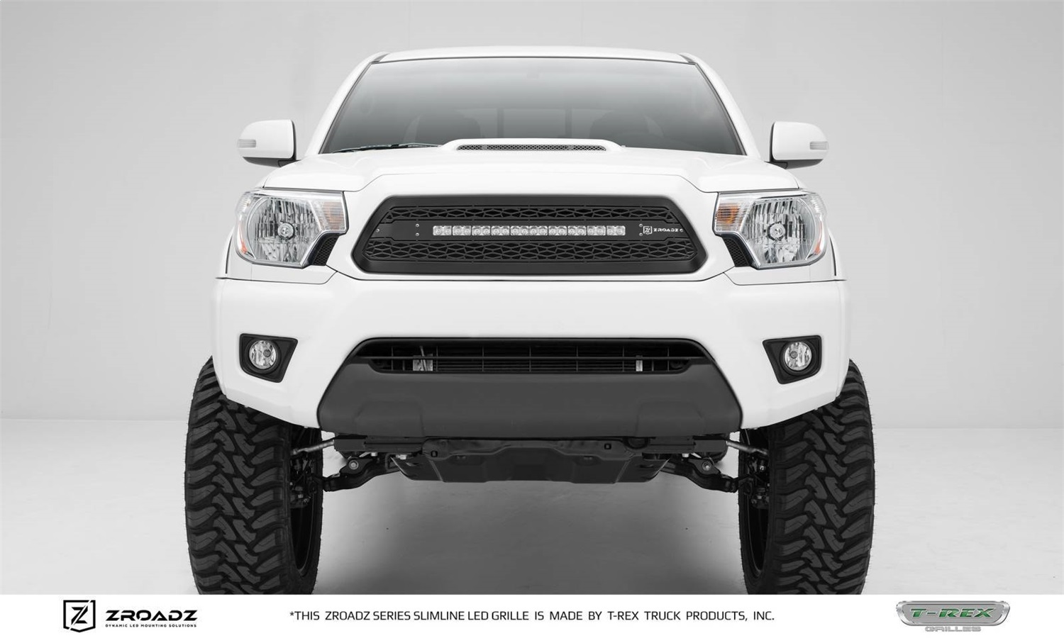 ZROADZ Z319381 - T-REX 2012-2015 Tacoma  Grille, Black, 1 Pc, Insert, Incl. (1) 20 inch LED - PN #