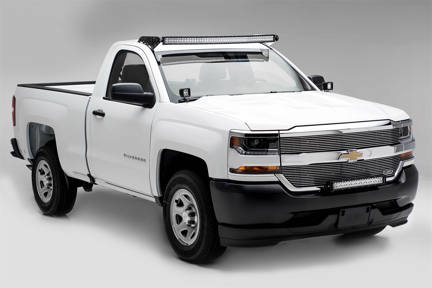 ZROADZ Z332081-KIT-C - CHEVROLET SILVERADO 1500 Front Roof Top LED Light Bar Kit