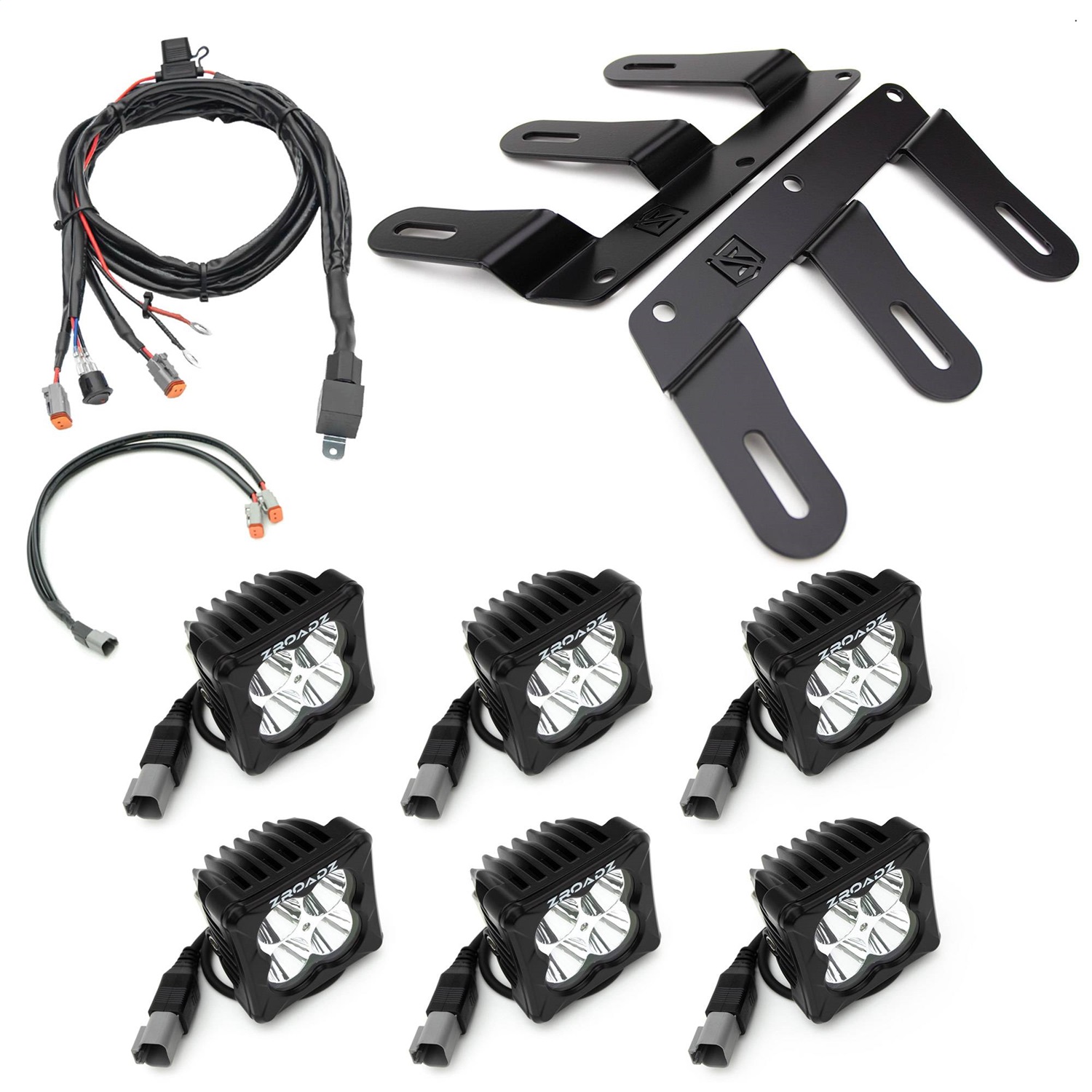 ZROADZ Z325401-KITA - Front Bumper OEM Fog LED Kit
