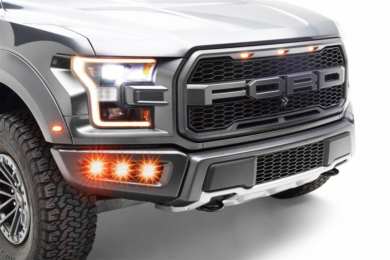 ZROADZ Z325673-KIT - Front Bumper OEM Fog Amber LED Kit with (6) 3 Inch Amber LED Pod Lights