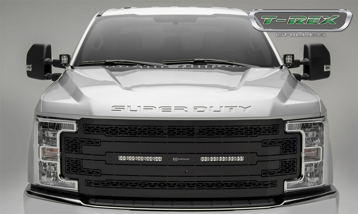 ZROADZ Z315371 - T-REX 2017-2019 Super Duty Grille, Black, 1 Pc, Replacement, Incl. (2) 10 inch LEDs, Fits Vehicles with Camera - PN # ZROADZ Z315371 - T-REX 2017-2019 Super Duty Grille, Black, 1 Pc, Replacement, Incl. (2) 10 inch LEDs, Fits Vehicles with Camera - PN #