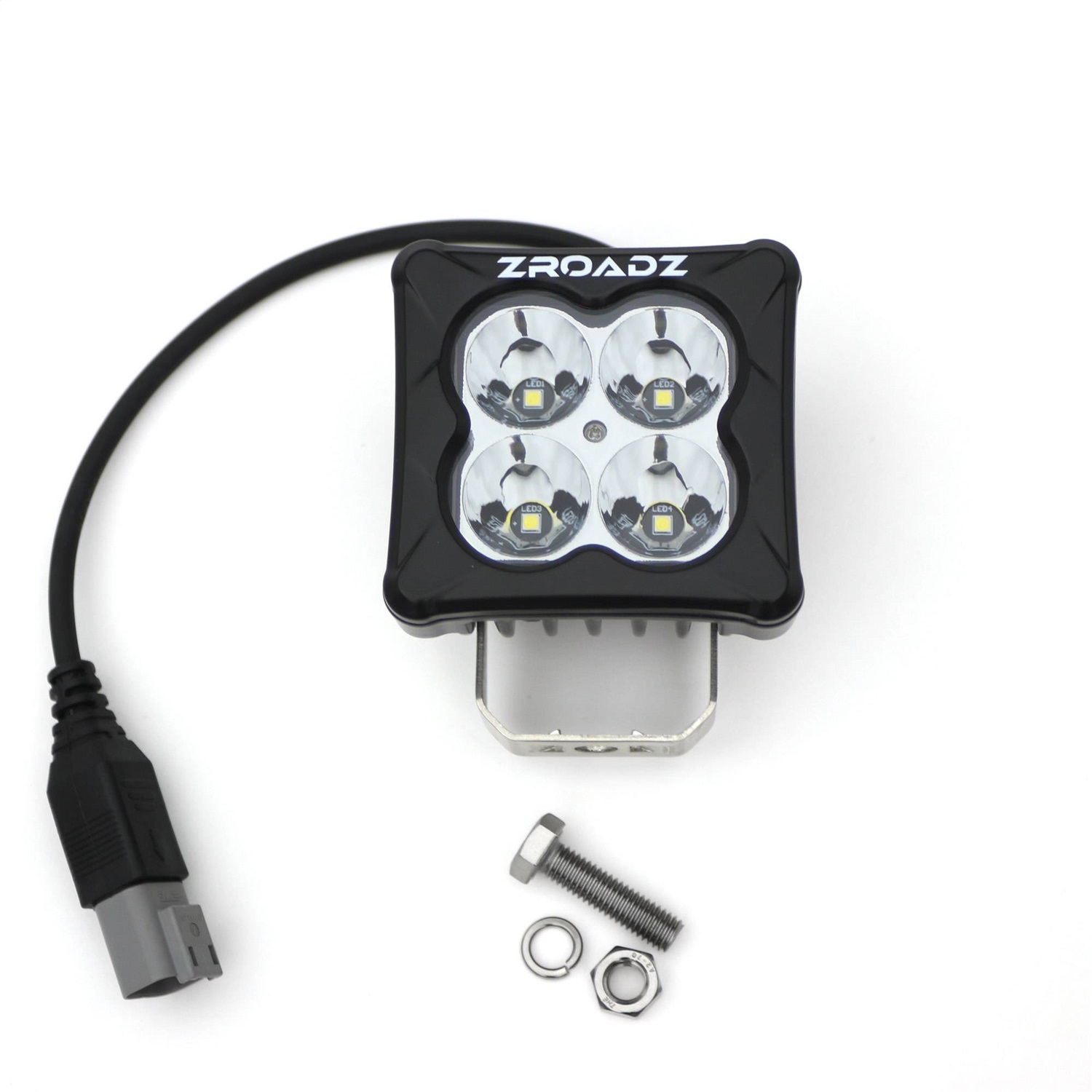 ZROADZ Z30BC20W-D3S - G2 LED Light Pod; Incl. [1] 3 in. Bright White LED Spot Beam Pod Light;