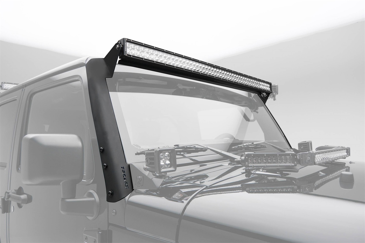 ZROADZ Z374811-KIT-S - JEEP WRANGLER Roof 52" LED Light Bar Kit ZROADZ Z374811-KIT-S - JEEP WRANGLER Roof 52" LED Light Bar Kit