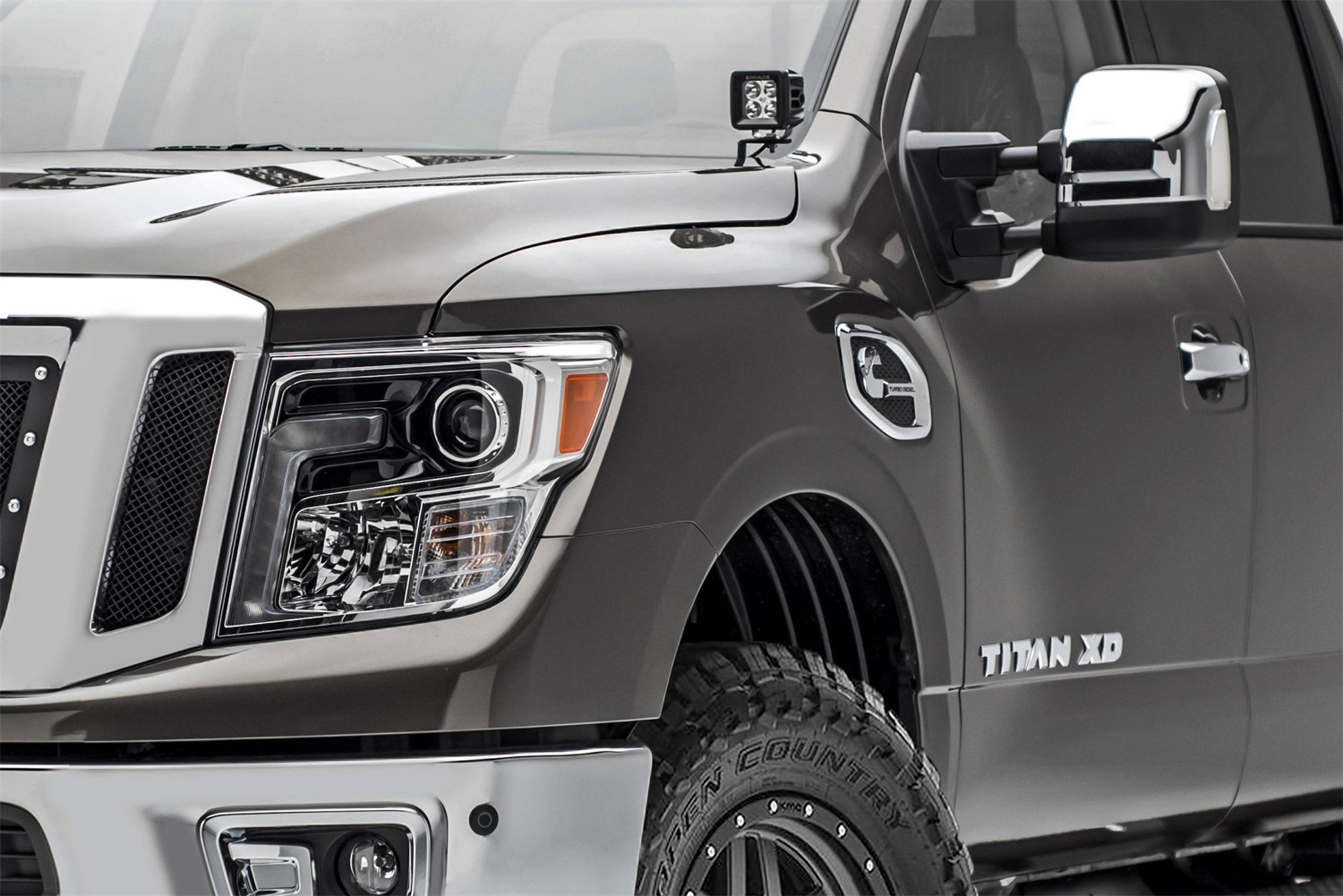 ZROADZ Z367581-KIT2 - Hood Hinge LED Kit; Incl. [2] 3 in. LED Pod Lights And Universal Wiring Harness;