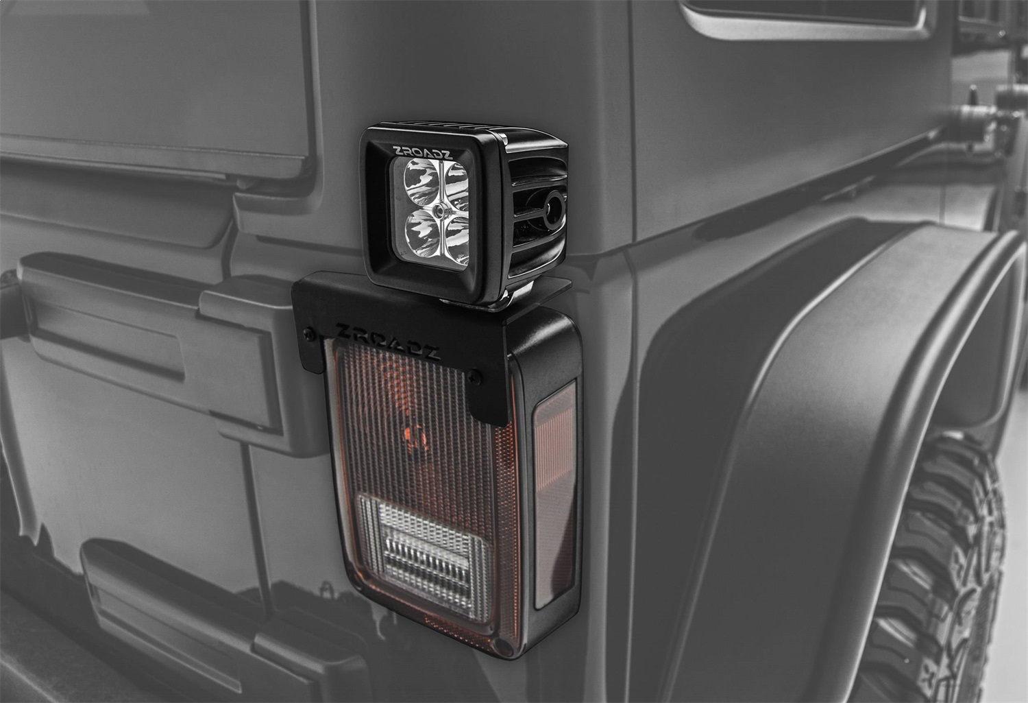 ZROADZ Z384812 - Tail Light Top LED Bracket
