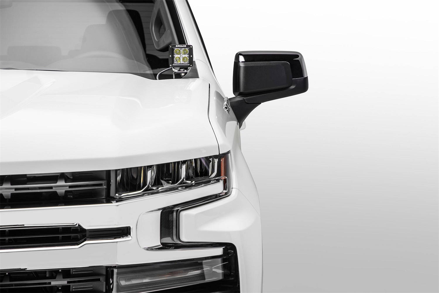 ZROADZ Z362181-KIT2 - Hood Hinge LED Kit; Incl. [2] 3 in. LED Pod Lights And Universal Wiring Harness;