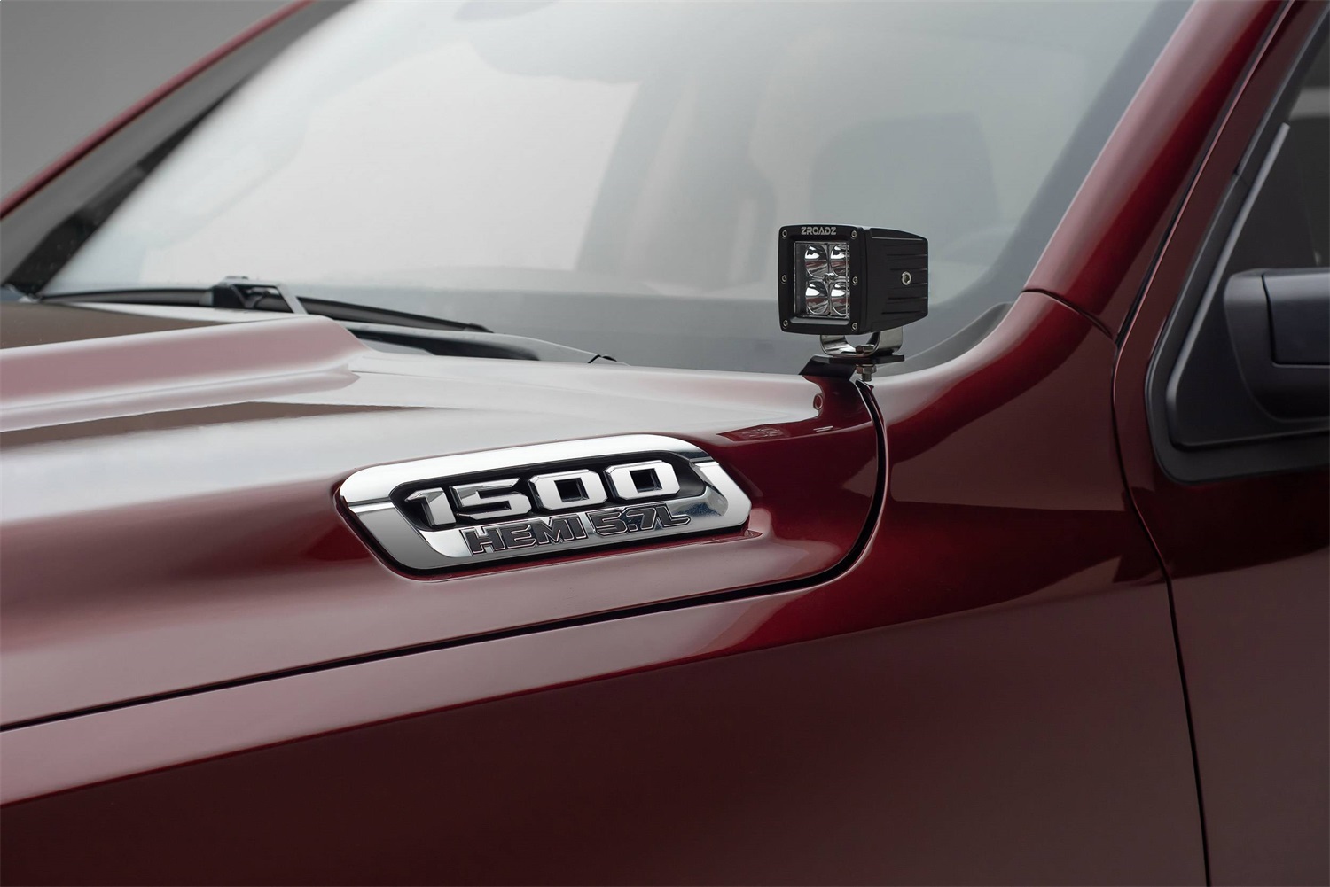 ZROADZ Z364721-KIT2 - Hood Hinge LED Kit; Incl. [2] 3 in. LED Pod Lights And Universal Wiring Harness;