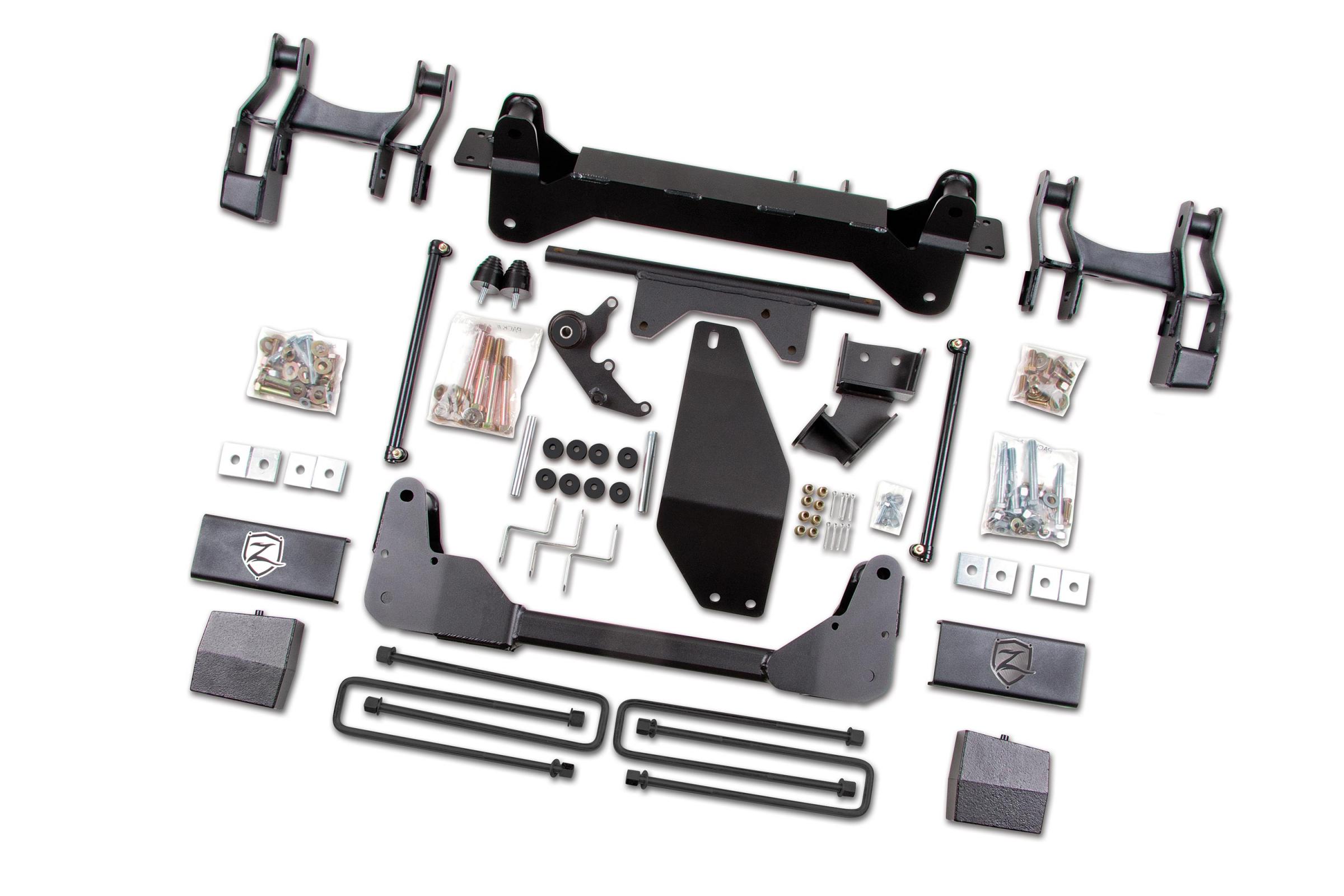Zone Offroad ZONC14N - 88-98 K1500/K2500 92-97 Yukon 95-98 Tahoe 6 LUG 4WD 6 Inch Lift Kit With Nitro Shocks  Offroad