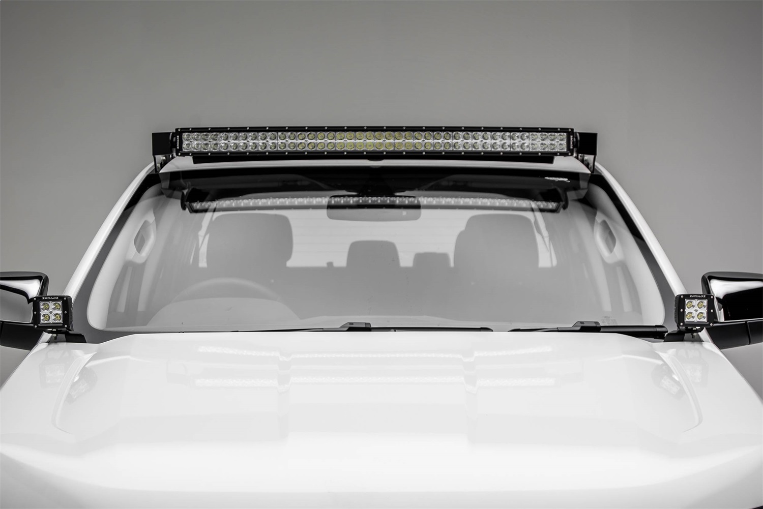 ZROADZ Z365761-KIT2 - Hood Hinge LED Kit; Incl. [2] 3 in. LED Pod Lights And Universal Wiring Harness;