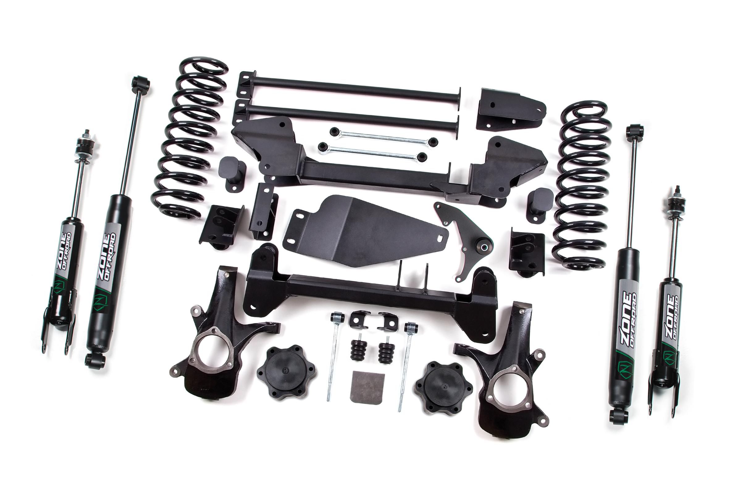 Zone Offroad ZONC7N - 00-06 Tahoe/Yukon/Suburban 6 Inch Lift Kit With Nitro Shocks Offroad Zone Offroad ZONC7N - 00-06 Tahoe/Yukon/Suburban 6 Inch Lift Kit With Nitro Shocks Offroad