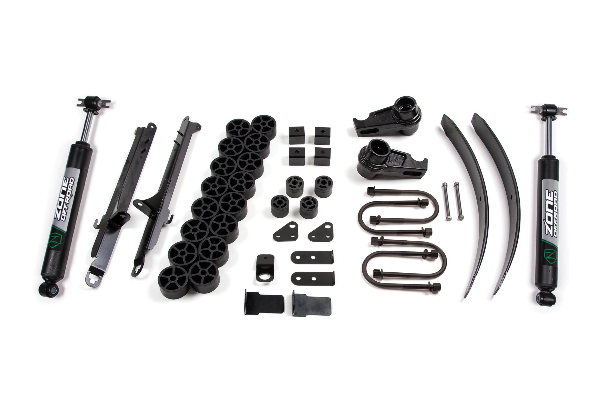 Zone Offroad ZONC56N - 04-07 Colorado/Canyon 3.5 Inch Combo Lift Kit Nitro Shocks  Offroad